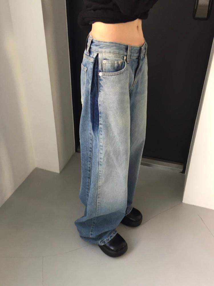 [VILLABUNONG]플릿 데님