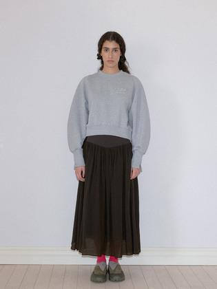 CHIFFON LAYERS SKIRT - black