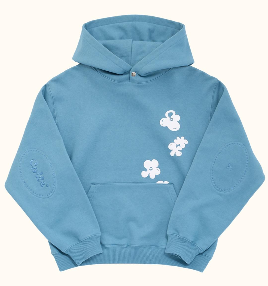 Falling Flower Hoodie(BLUE)