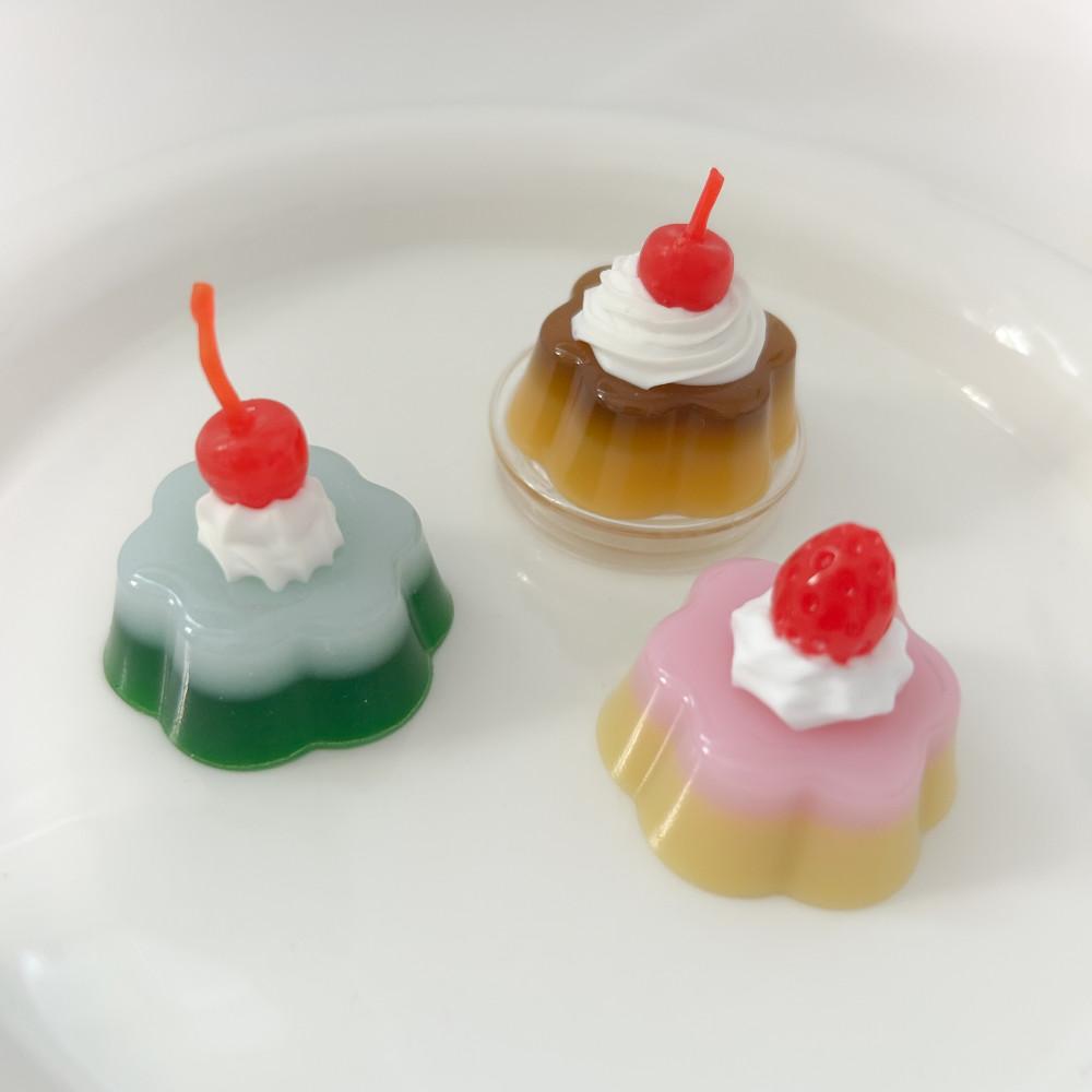 레진 커스터드 푸딩 그립톡