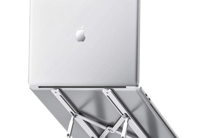 접이식 노트북 맥북 거치대 받침대 (알루미늄 휴대용 아이패드 랩탑 탭 태블릿 스탠드)