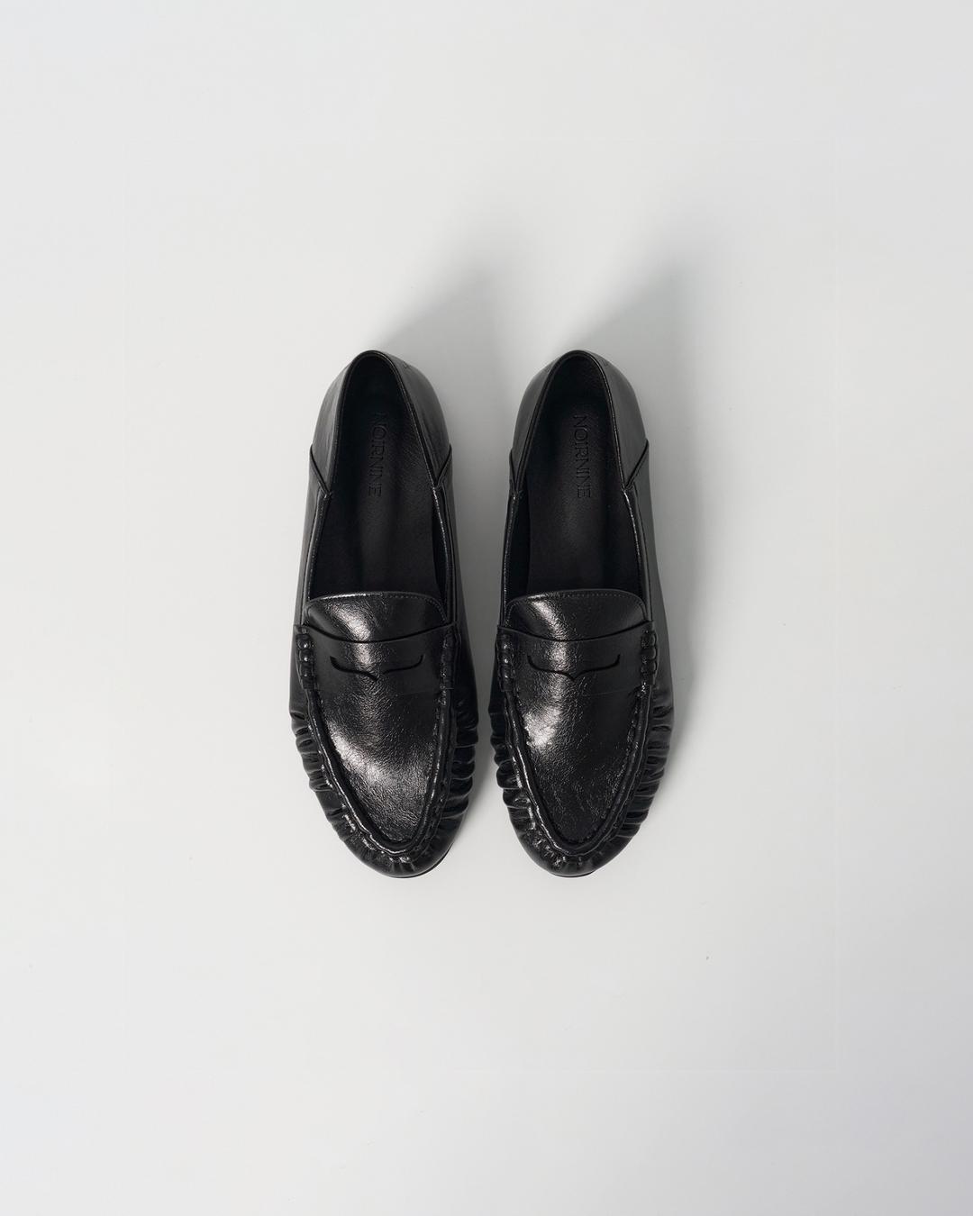 [5th] Soft Shirring Loafer [BLACK]