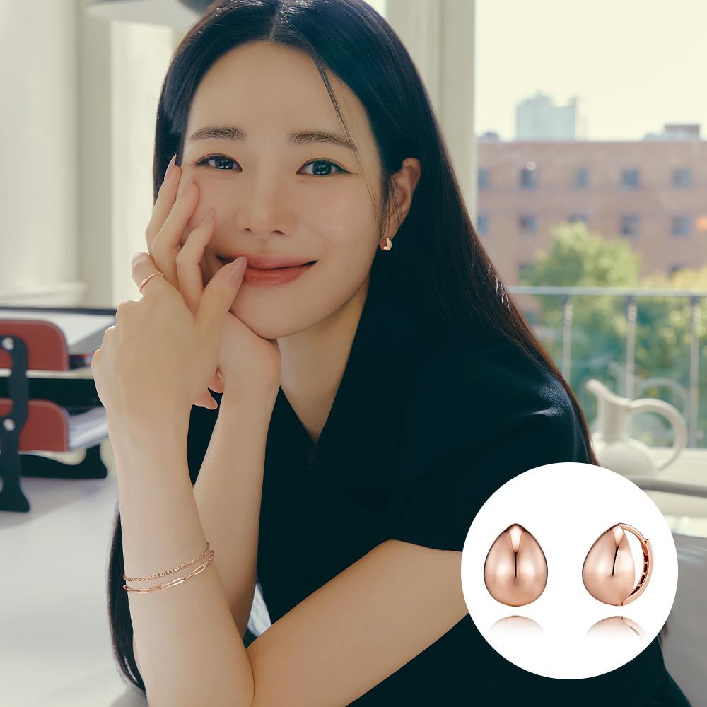 [임지연 PICK] 르본디로제 원터치 귀고리_282300040