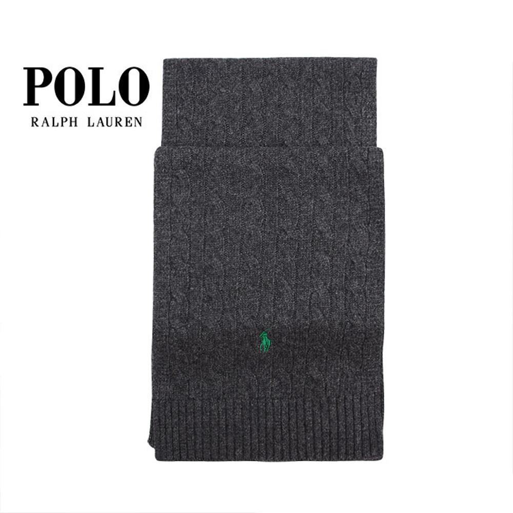 폴로 남녀공용 머플러 클래식 케이블 목도리 그레이 (PC0731-003)