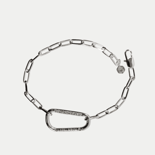 [119REO] 카라비너 모티브 소방관 기부 후원 팔찌