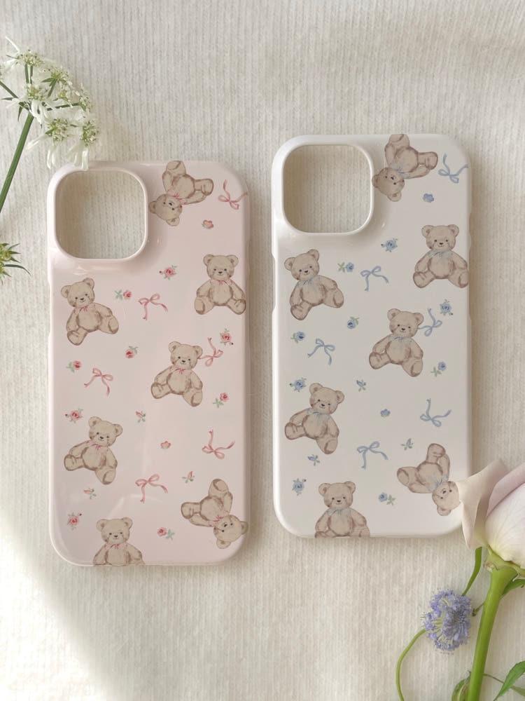 꽃돌이 유광 하드 케이스 아이폰 15