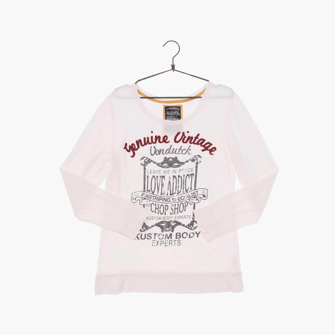 본터치 코튼 긴팔 티셔츠 여자 L