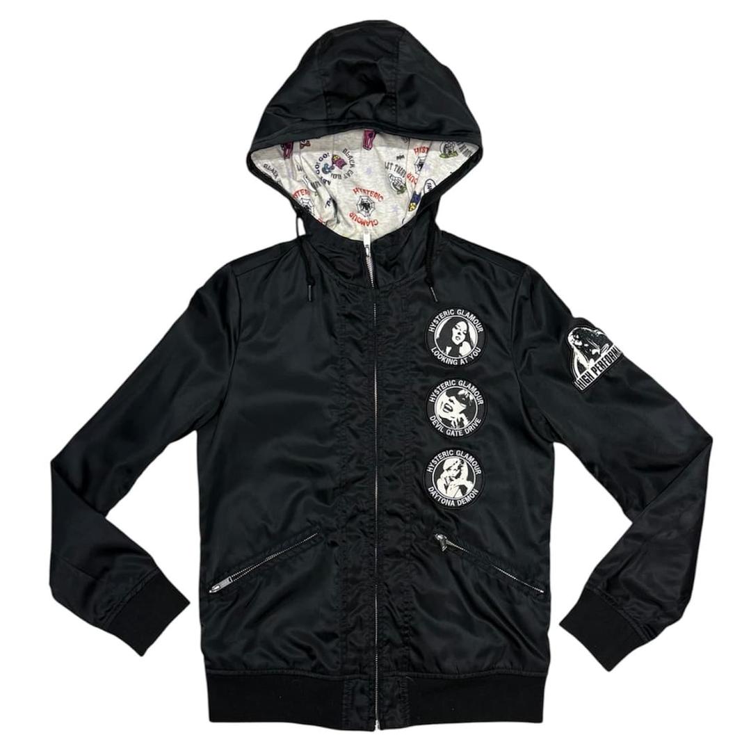 히스테릭 글래머 아카이브 아이코닉 히스걸 패치 후드 집업 자켓 | 후루츠패밀리