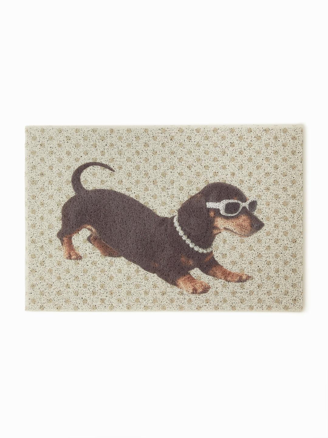 DACHSHUND PATTERN DOOR MAT