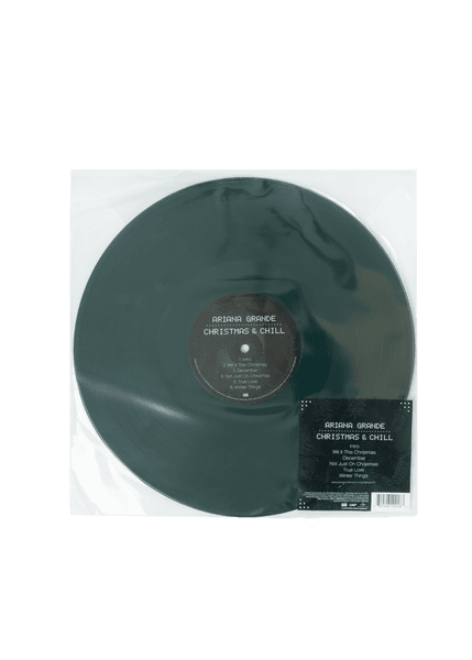 christmas & chill lp (dark green with etching)