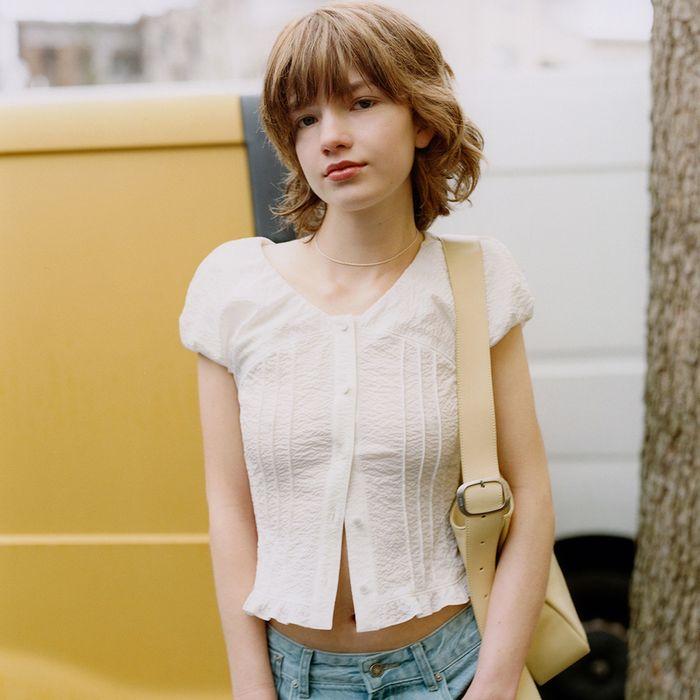 Pintuck V-neck Blouse VW5MB126_3color