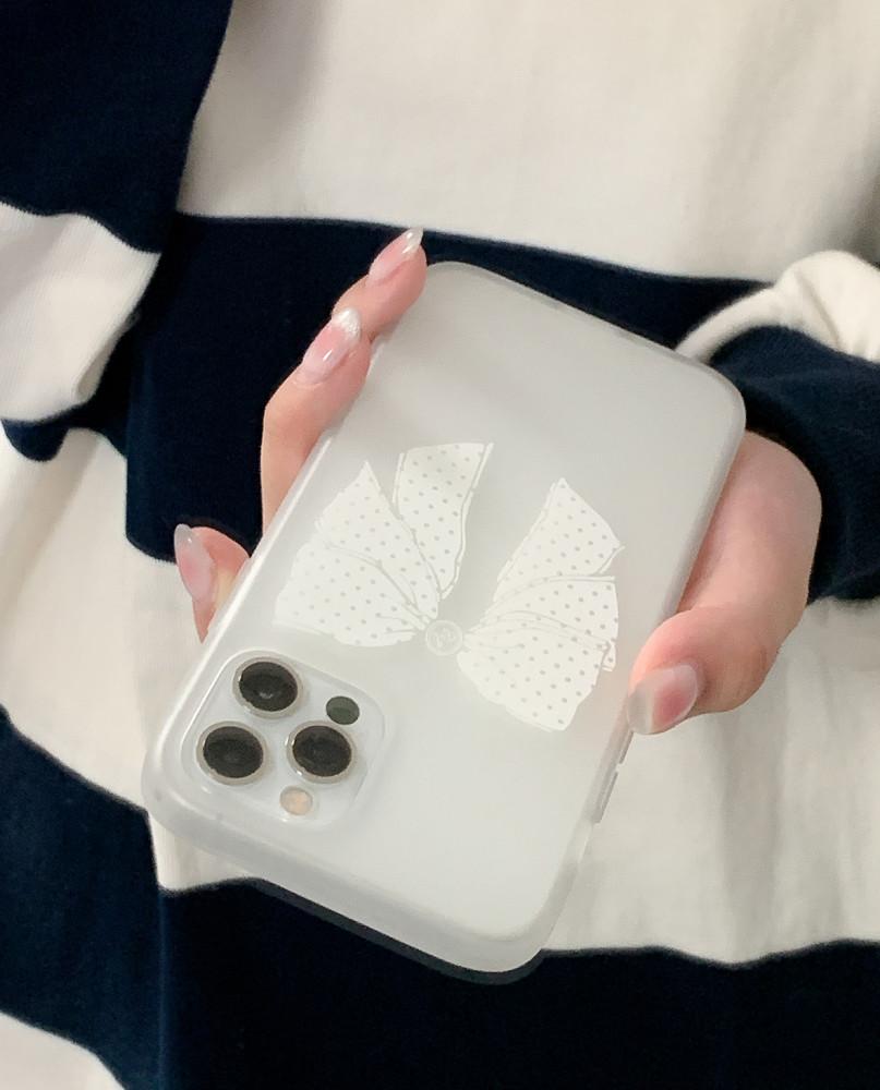 Classic Ribbon | 반투명 젤리 폰케이스 (TPU)