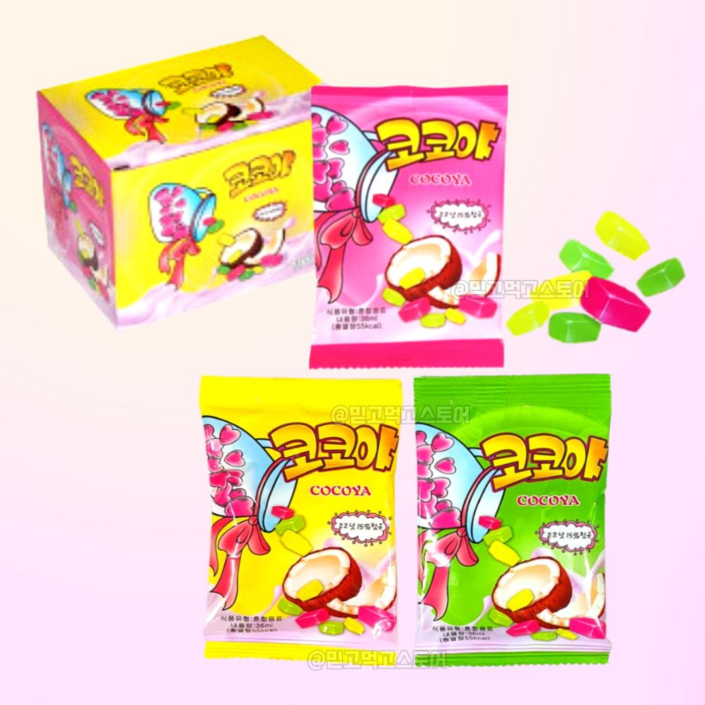 코코야 코코넛 과일맛 젤리 얼려먹는 복숭아 사과 파인애플맛 36ml x 30개