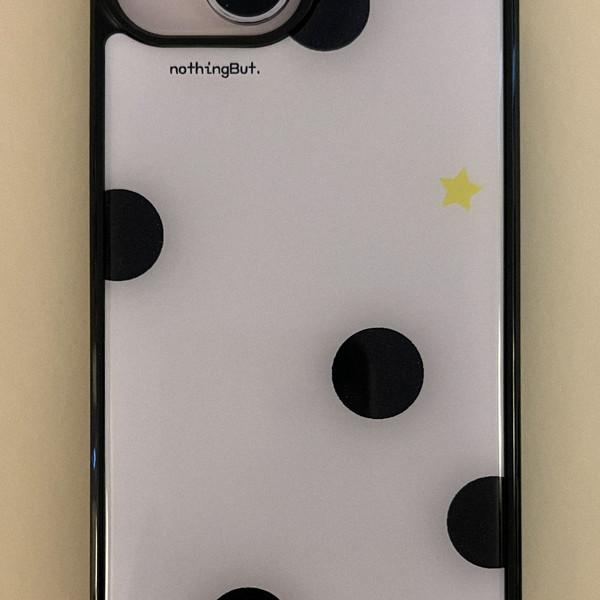 dot & star (black) - epoxy/glass