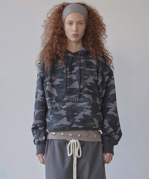Sweets Belly Camo Hoodie Charcoal