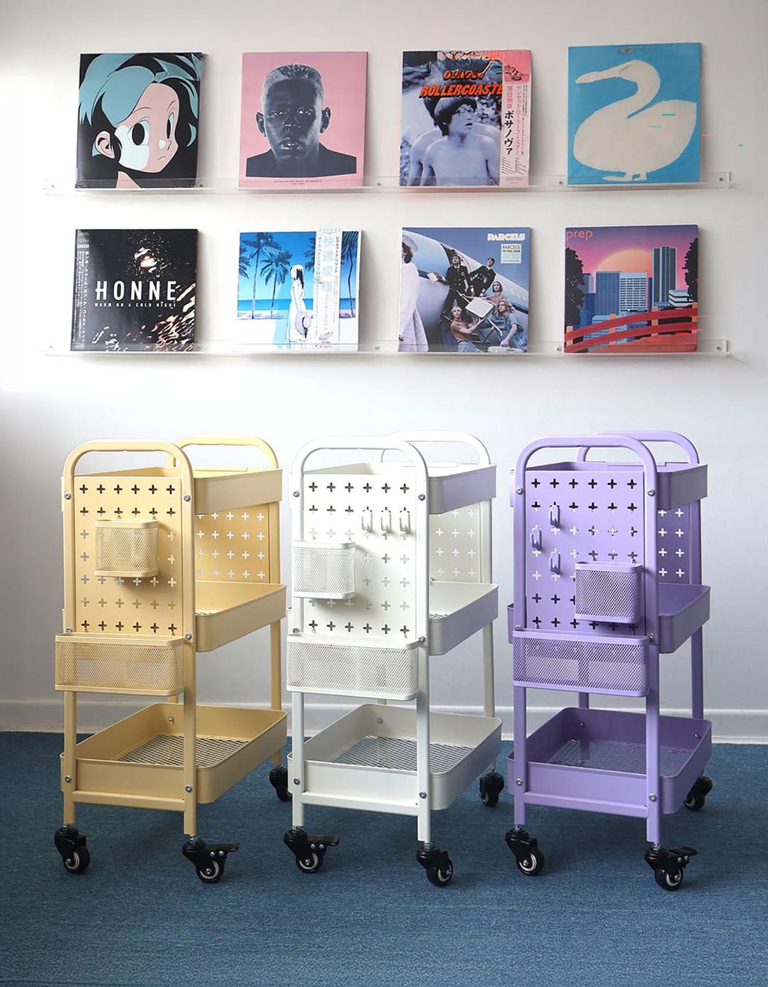 킨슬리 스탠다드 페그보드 트롤리 4colors