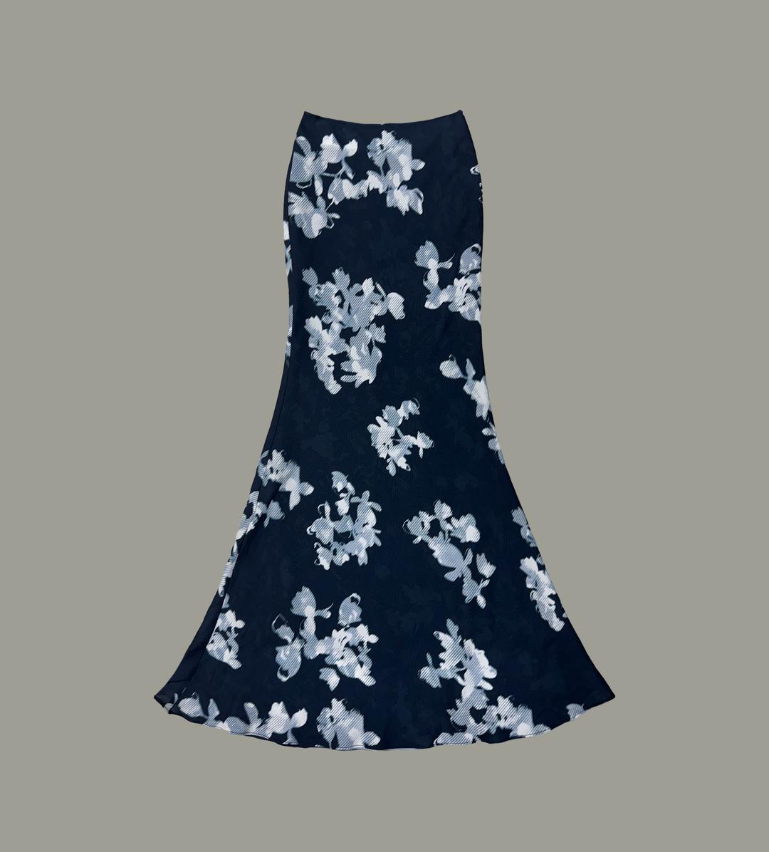 orchid skirt - black