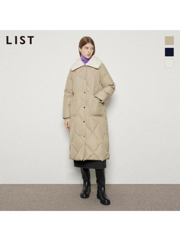 리스트 퍼 칼라 퀼팅 덕다운 점퍼(3가지색상) TSDJPN80060
