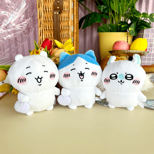 치이카와 먼작귀 한정판 채집 인형 하치와레 모몽가 나가노 굿즈