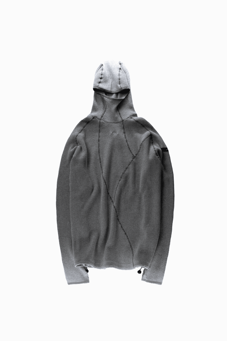 waffle warmer hoodie (grey color)