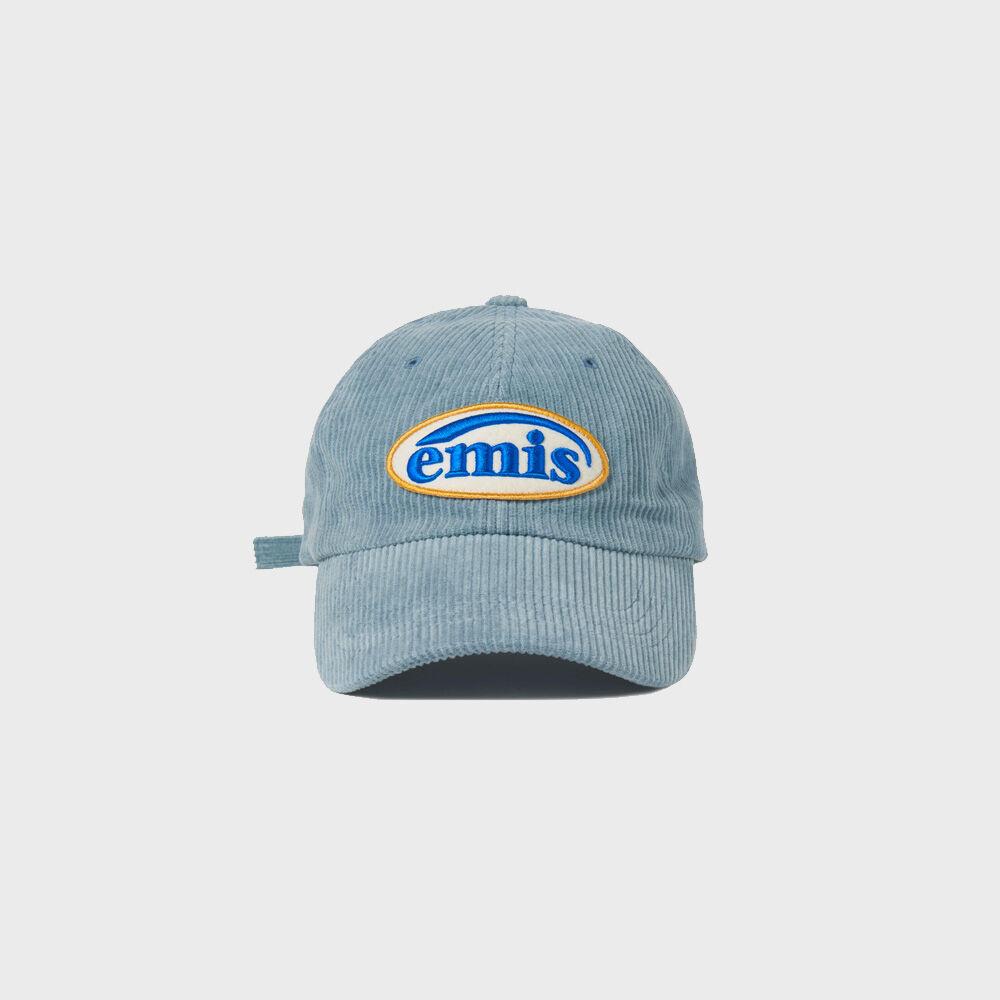 CORDUROY WAPPEN BALLCAP-ASH BLUE