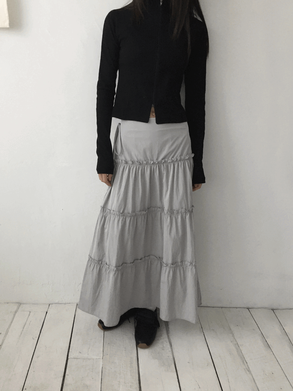 하우유 아일리 캉캉 롱 스커트 (3c)