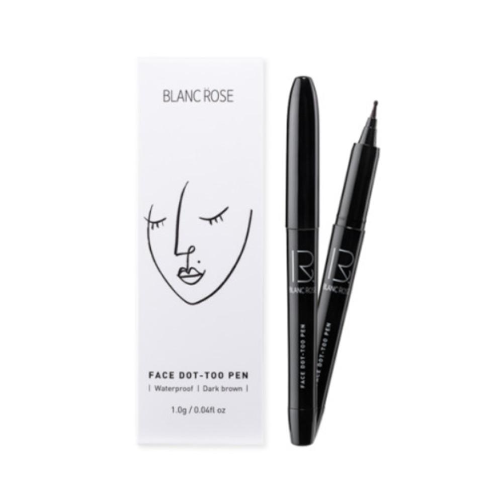 블랑로즈 매력점 미인점 닷투 펜 번지지 않는 워터프루프 타투 붓 펜+프리미엄 시트팩1매