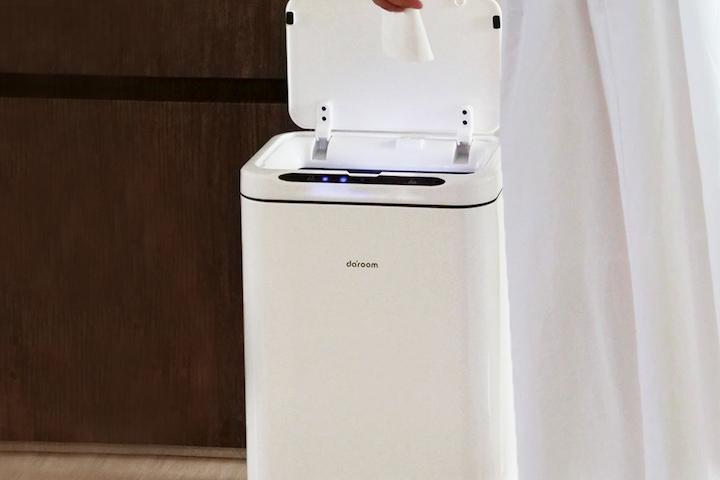 [선착순44,910원]20L 자동센서 스마트 대형 휴지통 냄새차단 원터치휴지통