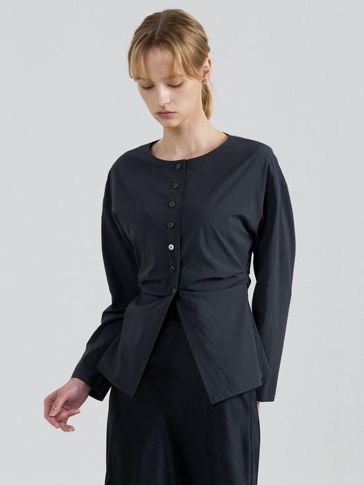 Hourglass Button Blouse_2color