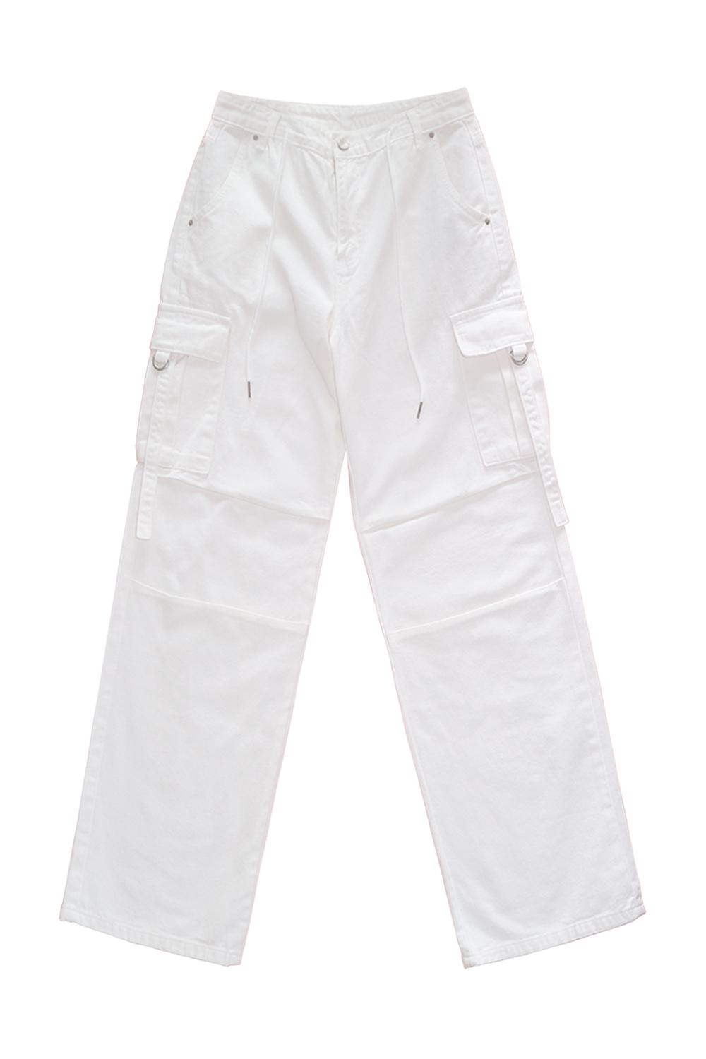 Chalk Cargo Pants