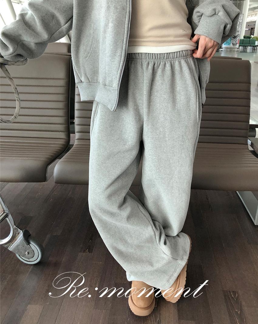 오디너리먼트 [RE:MOMENT/당일발송] made. ART 양기모 투웨이 조거팬츠 2color!(세트추천/쭈리팬츠/이지웨어/한겨울팬츠)