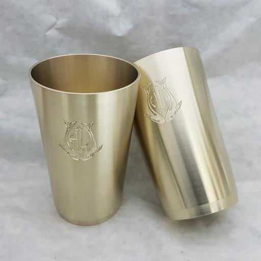 놋 유기 500cc 맥주잔 맥주컵