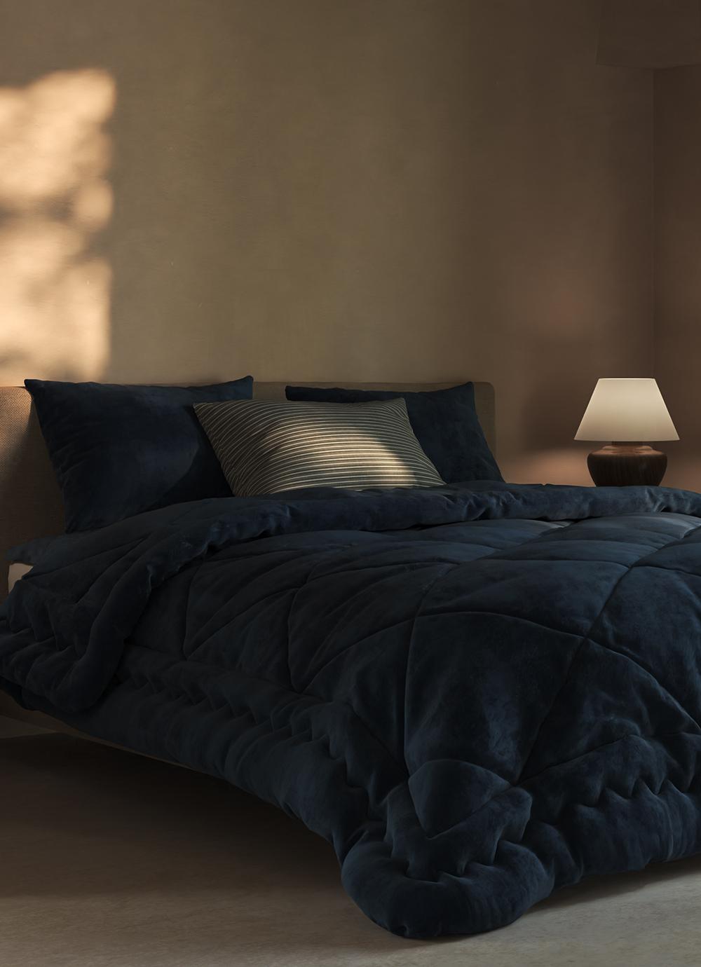 먼지없이 부드러운 플란넬 극세사 겨울 차렵이불 침구 세트