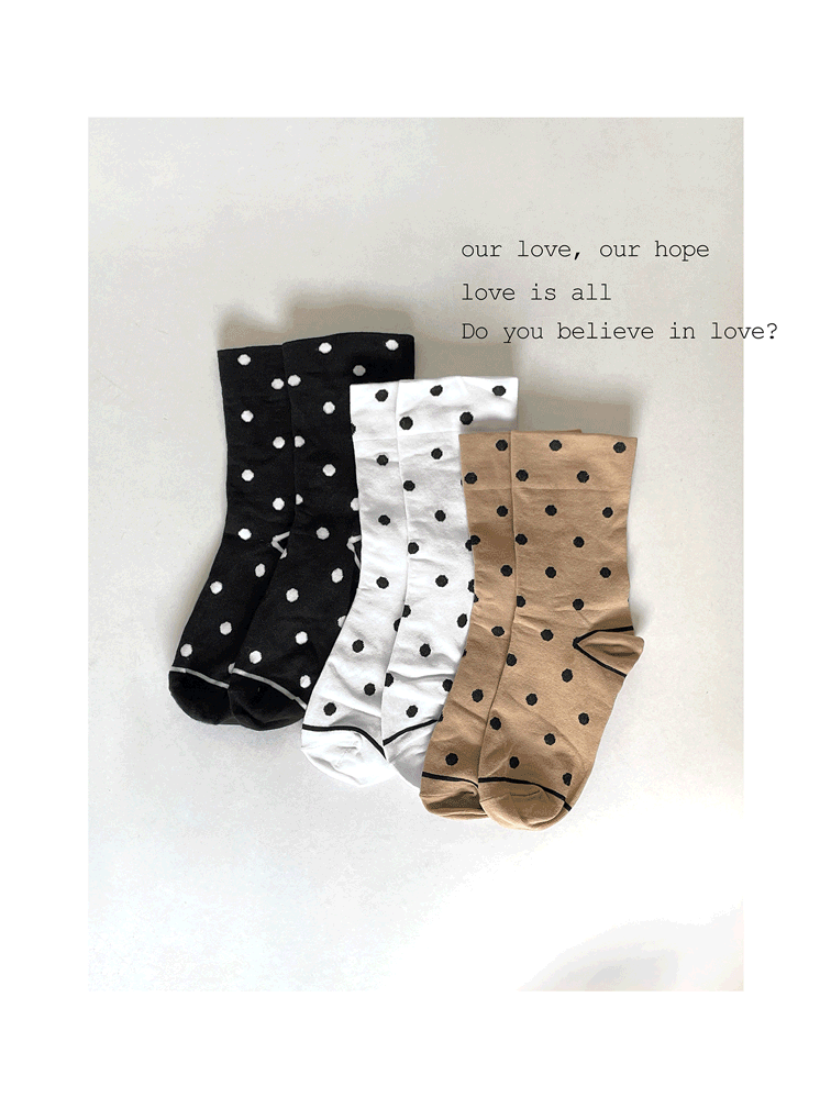 dalmatian dot socks