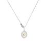 harmless frame necklace-silver