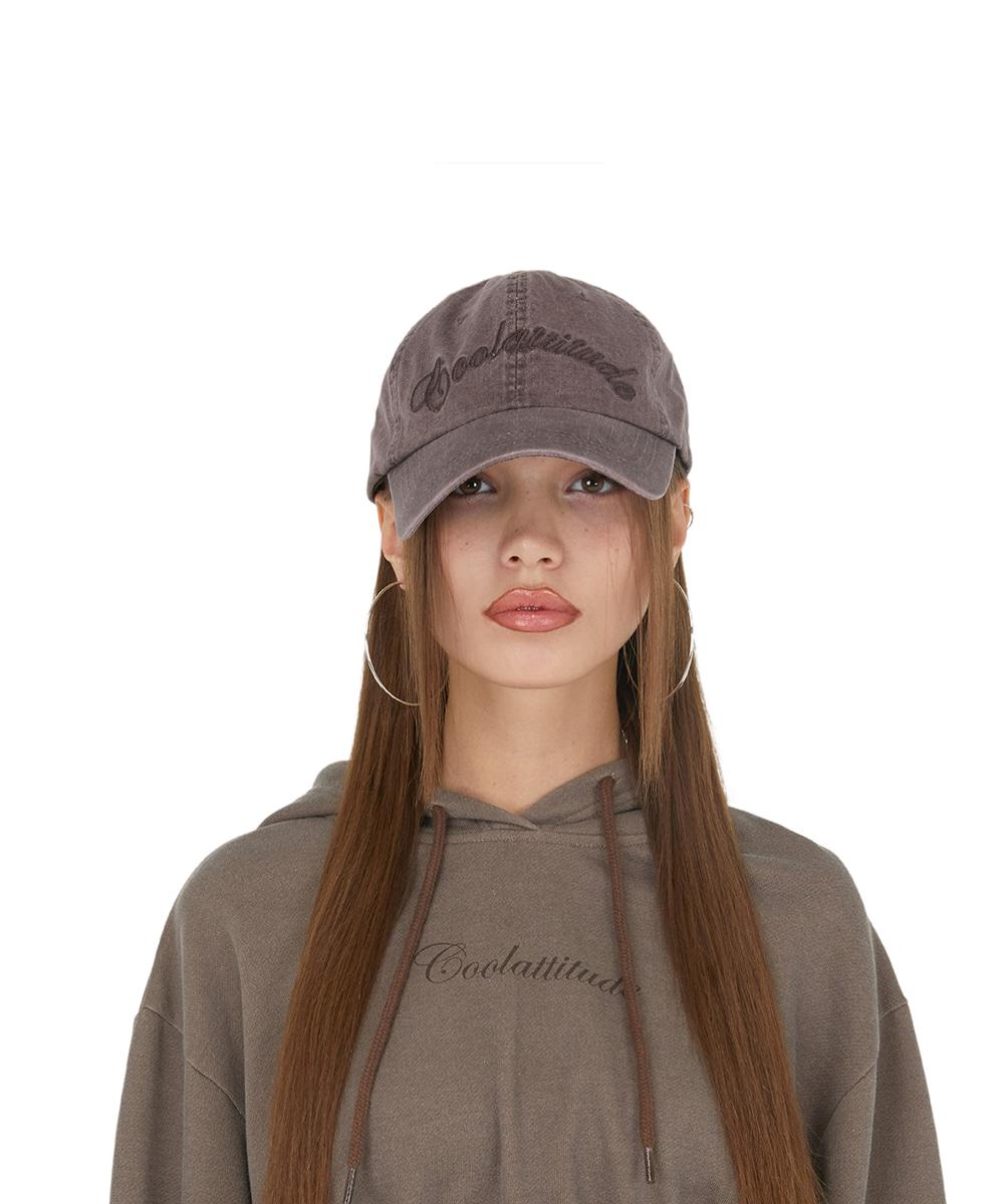 COOL ATTITUDE BALL CAP - BROWN