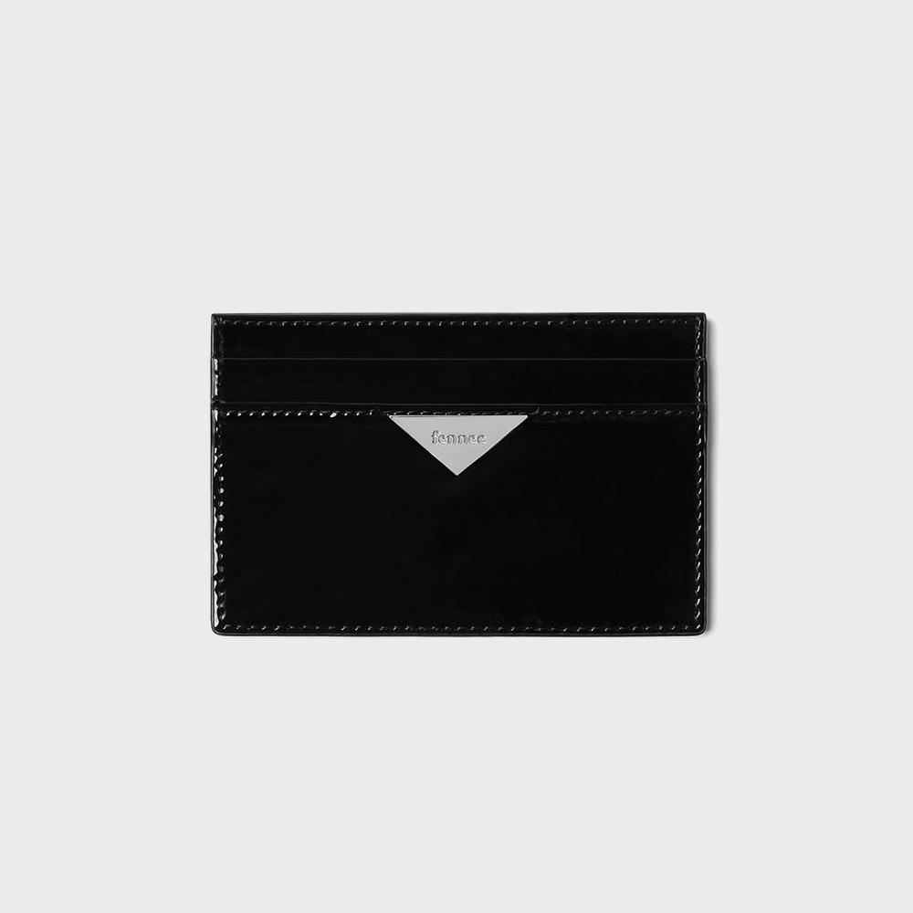 TRIANGLE SLIT CARD HOLDER - BLACK