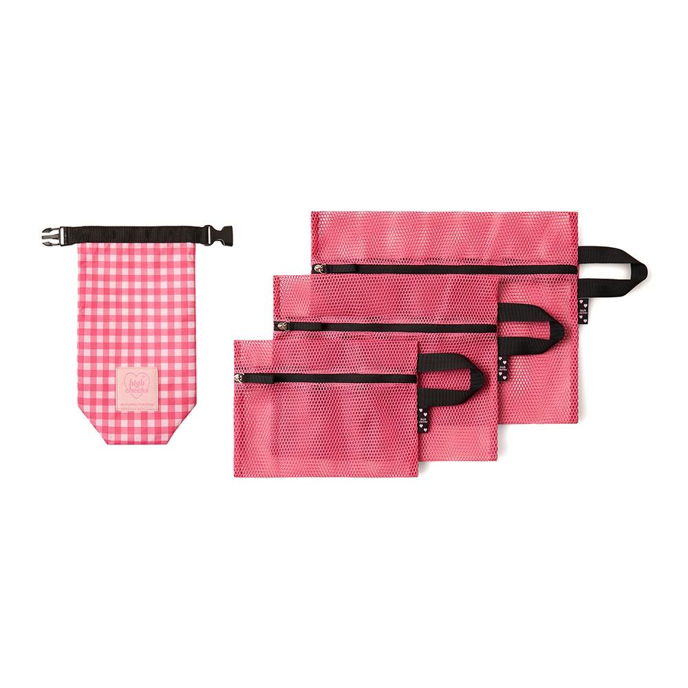 [4SET] Travel Mesh Packable Pouch_HC2436PC005M