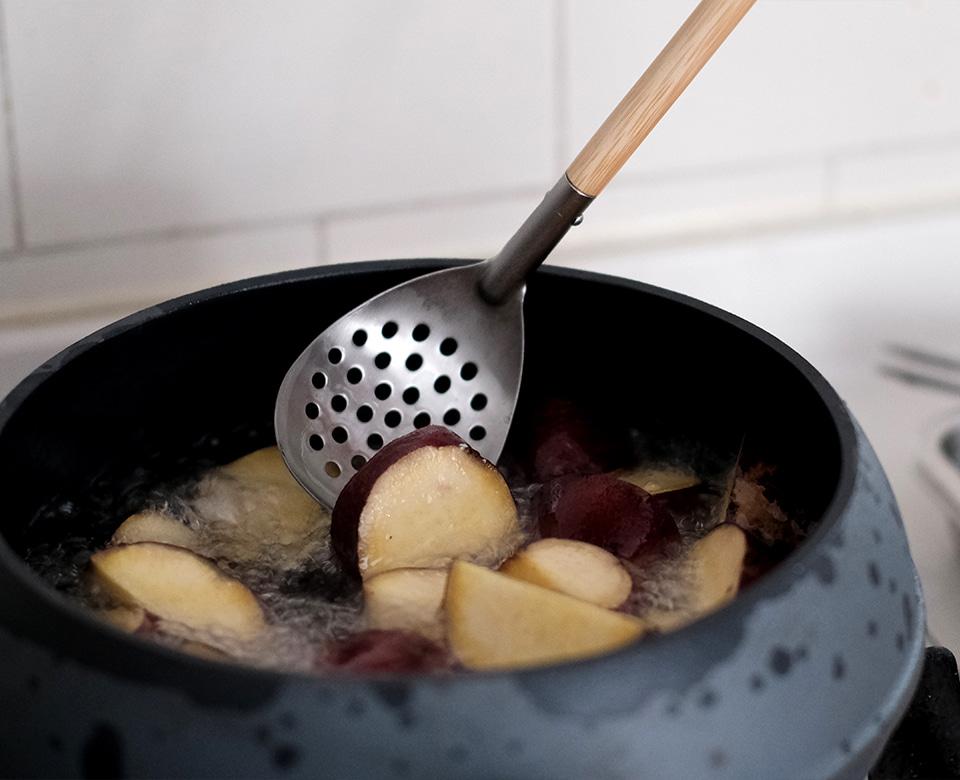 [아이자와공방] 대나무 슬림 국자 (일반/구멍)