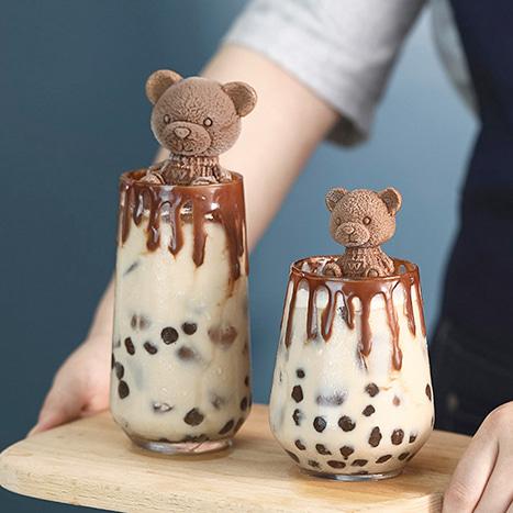 실리콘 곰돌이 얼음틀 아이스 몰드