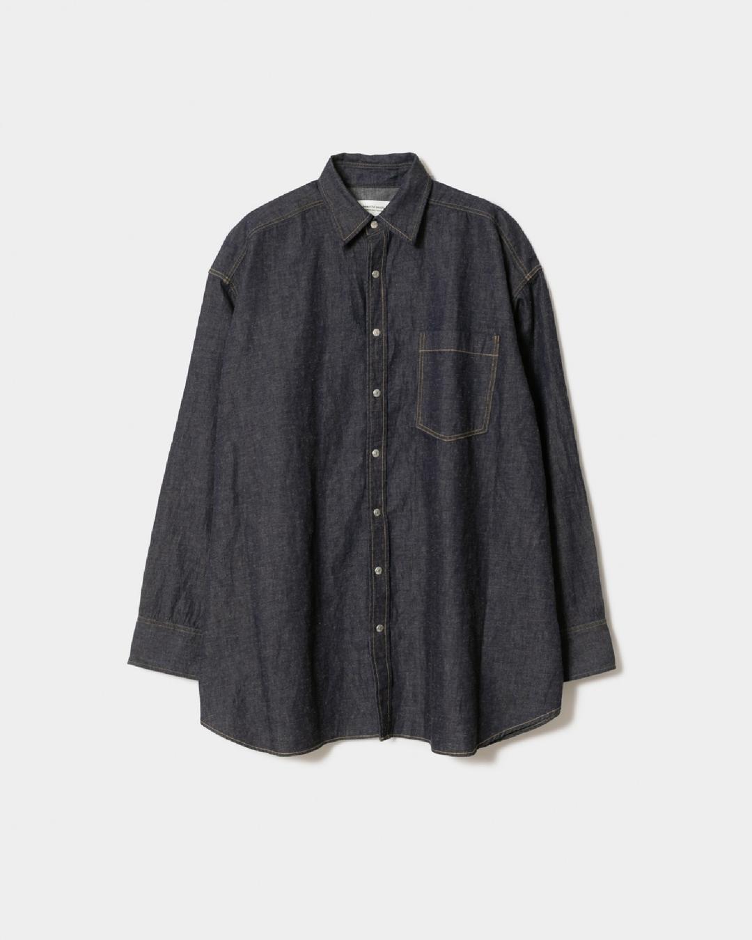 dungaree denim  big tuck over shirt