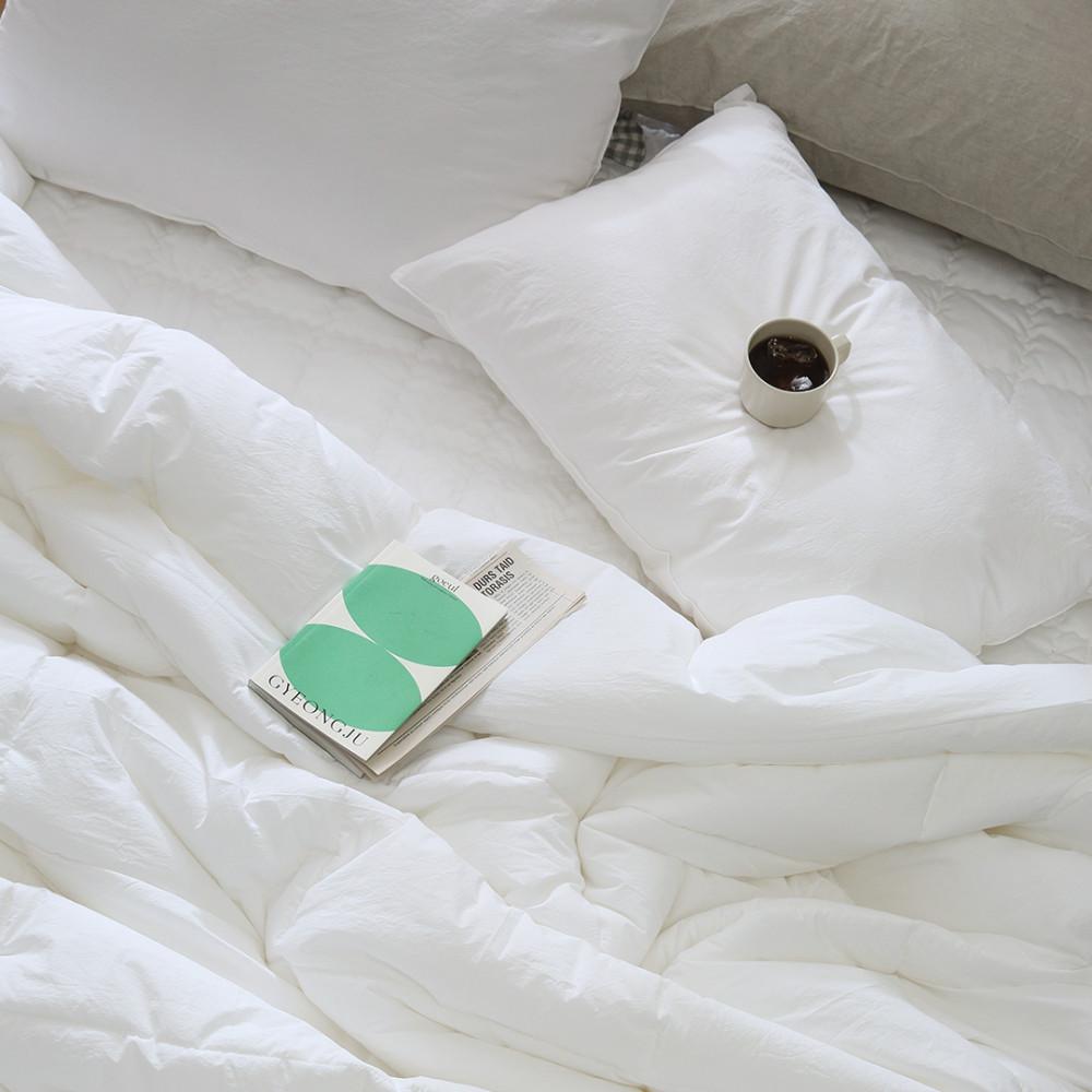 토파즈 피그먼트 워싱 60수 고밀도 순면 차렵이불 SS/Q/K/EK 7컬러