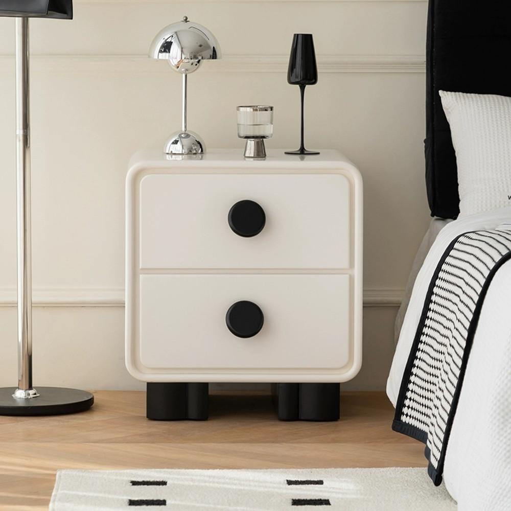 침대사이드협탁 2단 협탁서랍장 안방협탁 500