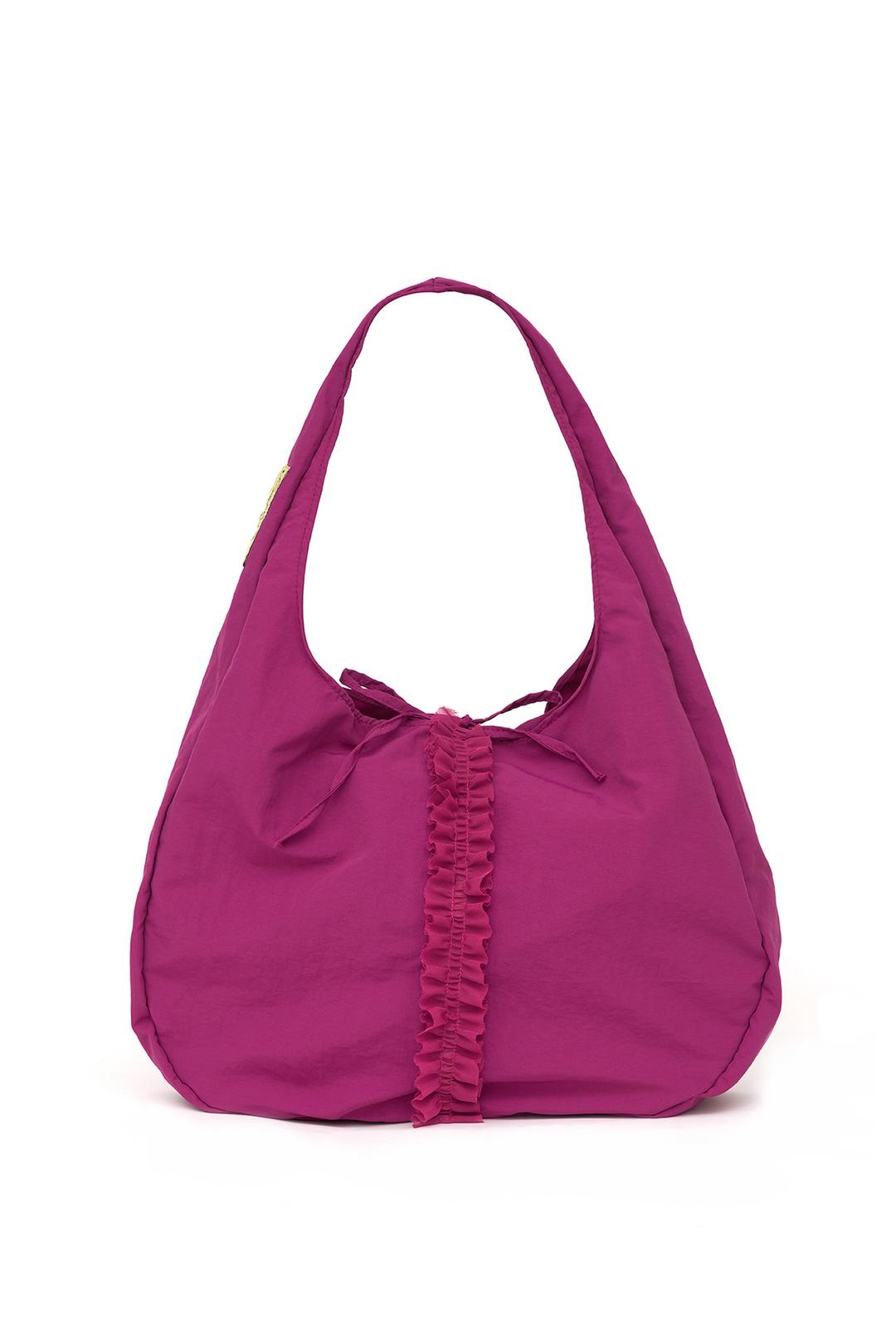 [X MA JOURNÉE] 프릴 호보 백 frill hobo bag (orchid)