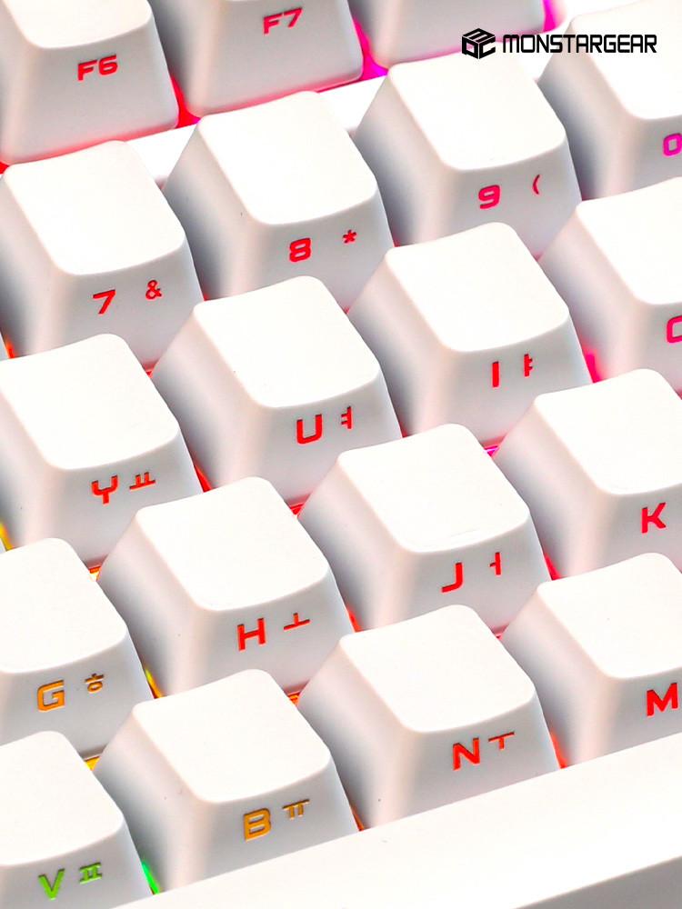 키보드키캡 ABS 키캡 한글 측각 닌자104 닌자키캡 아이보리 커스텀키보드