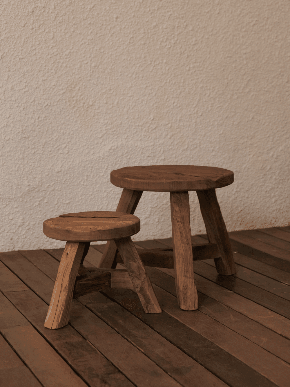 Alon Rustic Stool (2Size)