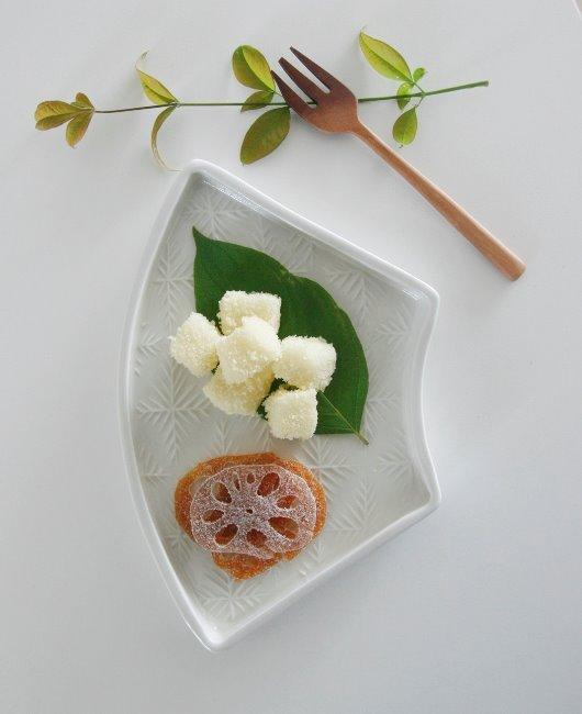 [장훈성 공방] 눈꽃 부채 접시 ( 3color )