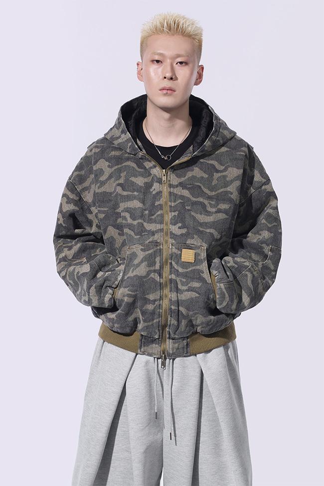 Camo Washing Winter HD Jumper [1color]