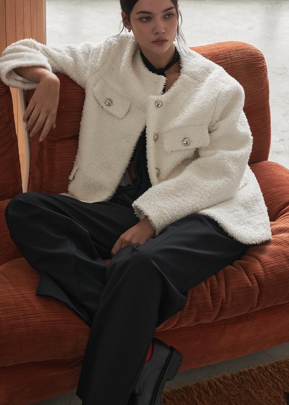 CLARA TWEED JACKET_WHITE