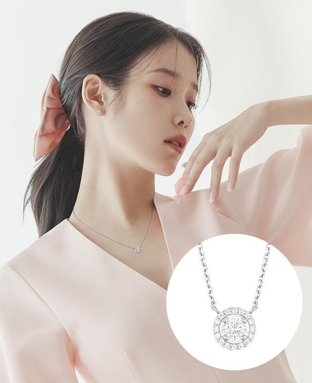 [아이유 PICK] WHITEMOND 목걸이 (JJLJNQ3BS301SW420)